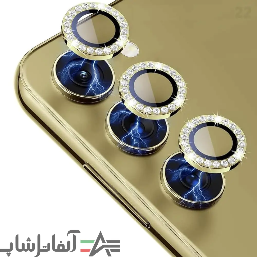 A35 Camera Protector Shiny محافظ لنز دوربین نگین دار سامسونگ A35 - تصویر 1