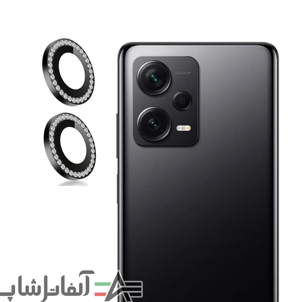 Camera Protector Dimond Note 12 Pro 5g محافظ لنز دوربین نگین دار شیائومی Note 12 Pro 5G - Image 1