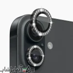 محافظ لنز دوربین نگین دار Iphone 16 - تصویر 2