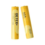 باتری دوتایی نیم قلمی Detex+ Zinc Carbon R03P 1.5V AAA - تصویر 2