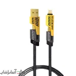 کابل تبدیل USB / USB-C به USB-C / لایتنینگ مدل 4IN1 Flat Wire طول 1 متر - تصویر 2