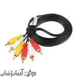 کابل 3 به 3 Sunwest AV RCA 1.5m - Image 2